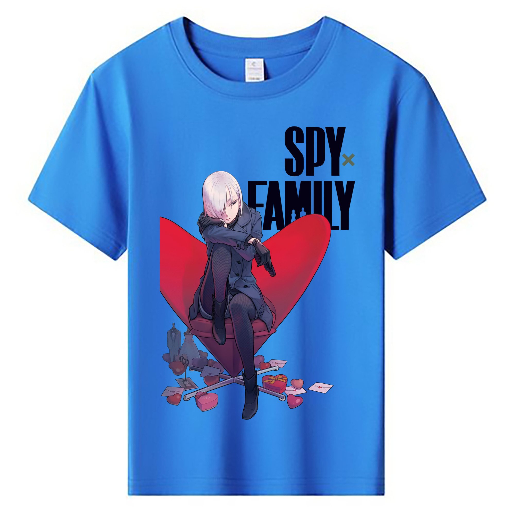 （画像用） SPY×FAMILY间谍家家酒 綿100％キッズTシャツ（フロントプリント）